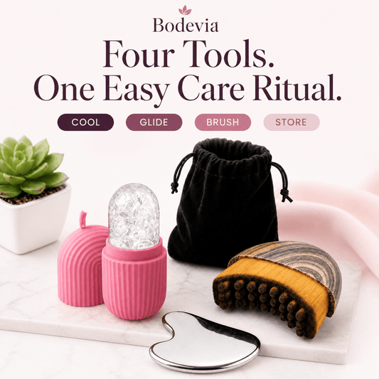 4-Piece Gua Sha Facial Set - Bodevia