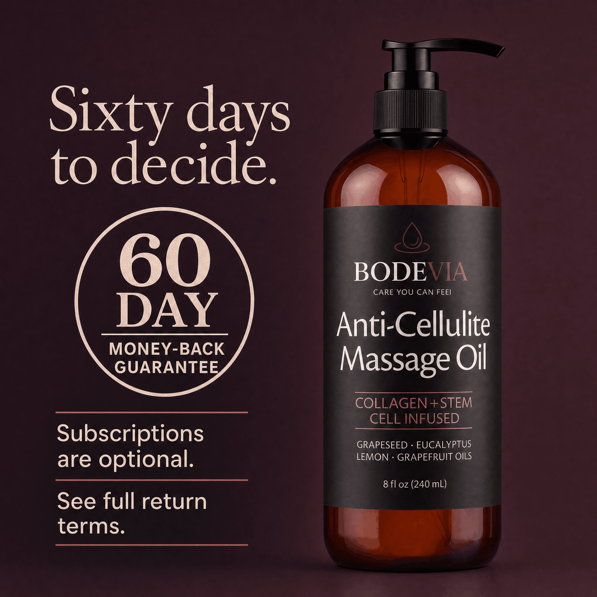 Bodevia Anti-Cellulite Massage Oil - Bodevia