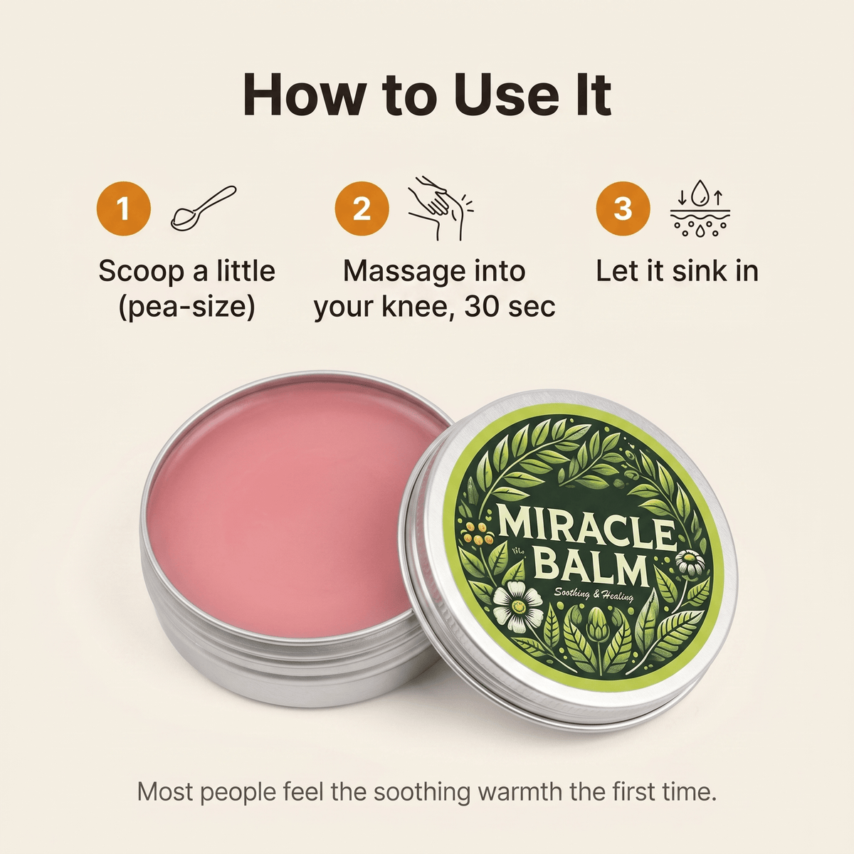 Miracle Balm - Knee Relief Balm - Bodevia