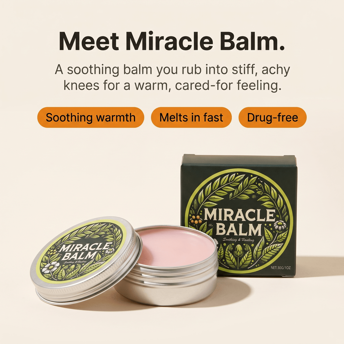 Miracle Balm - Knee Relief Balm - Bodevia