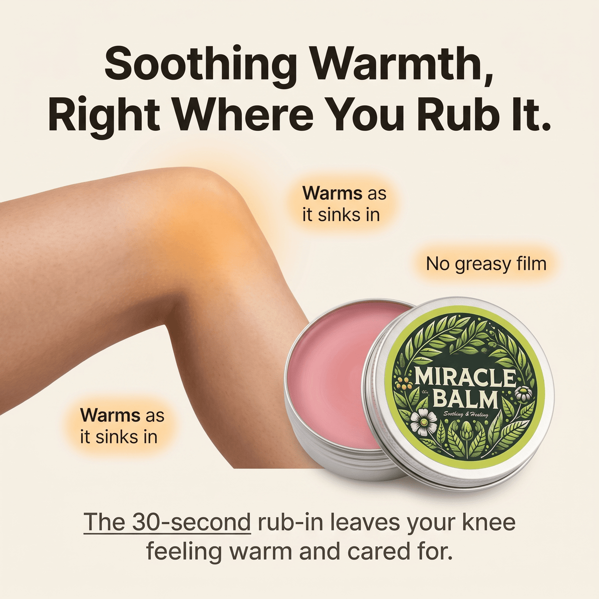 Miracle Balm - Knee Relief Balm - Bodevia